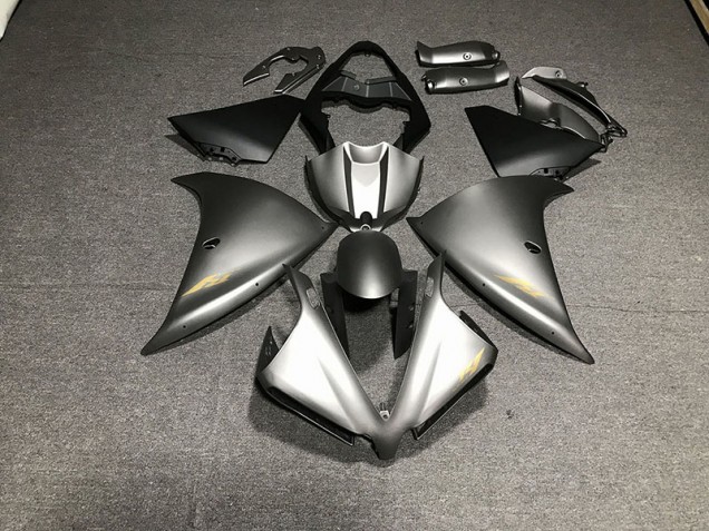 Shop Matte Grey Yamaha R1 Motorcycle Fairings 13-14 Shop Matte Grey Yamaha R1 Motorcycle Fairings 13-14