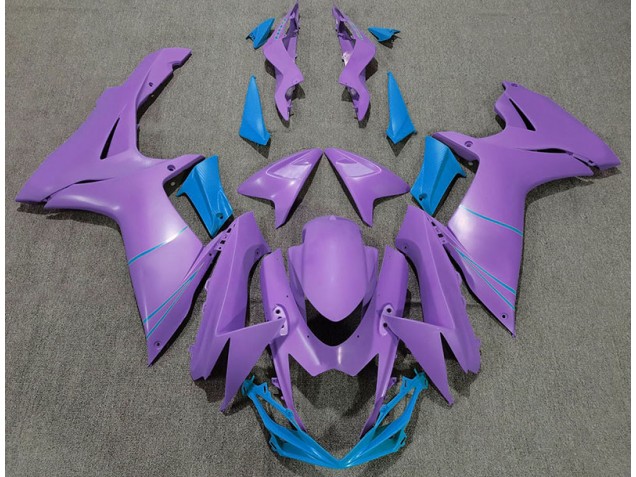 Shop Matte Purple & Blue Suzuki GSXR750 Motorcycle Fairings 11-20 Shop Matte Purple & Blue Suzuki GSXR750 Motorcycle Fairings 11-20