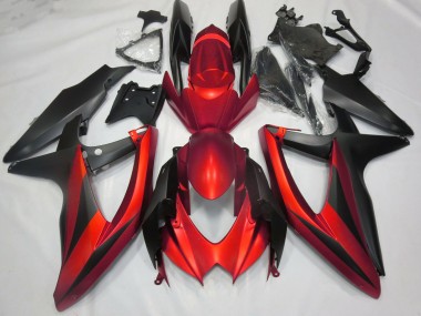 Shop Matte Red No R Suzuki GSXR750 Motorcycle Fairings 08-10