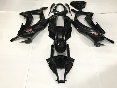 Shop Metallic Black Kawasaki ZX6R Motorcycle Fairings 09-12