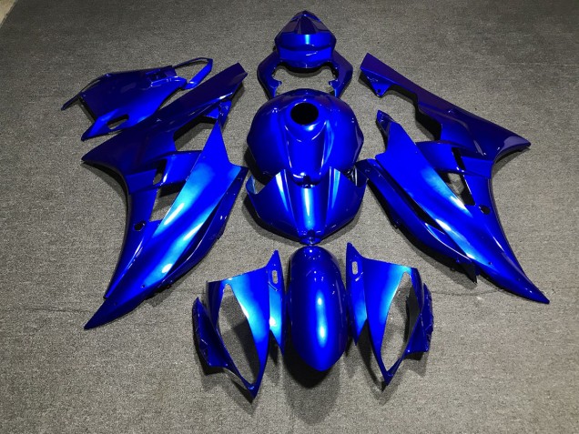 Shop Metallic Blue Plain Yamaha R6 Motorcycle Fairings 06-07 Shop Metallic Blue Plain Yamaha R6 Motorcycle Fairings 06-07