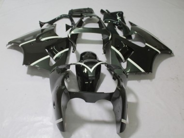 Shop Metallic Grey & Black Kawasaki ZX6R Motorcycle Fairings 00-02