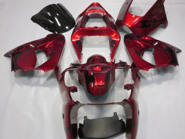 Shop Metallic Red Kawasaki ZX6R Motorcycle Fairings 00-02