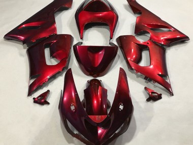 Shop Metallic Red Kawasaki ZX6R Motorcycle Fairings 05-06