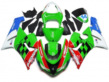 Shop Multi Color Check Kawasaki ZX6R Motorcycle Fairings 05-06