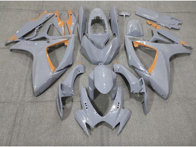 Shop Nardo and Orange Trim Suzuki GSXR750 Motorcycle Fairings 06-07 Shop Nardo and Orange Trim Suzuki GSXR750 Motorcycle Fairings 06-07