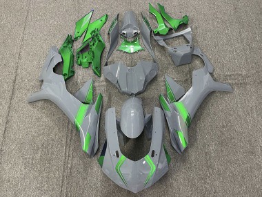 Shop Nardo Gray & Green Accents Yamaha R1 Motorcycle Fairings 15-19