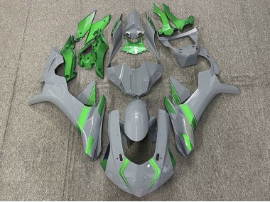 Shop Nardo Gray & Green Accents Yamaha R1 Motorcycle Fairings 15-19