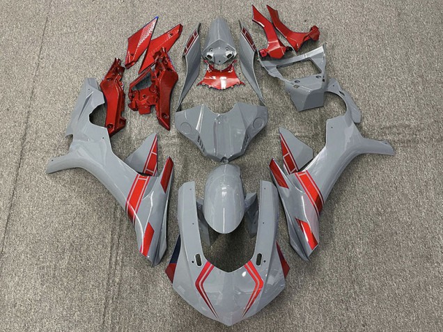 Shop Nardo Gray & Red Accents Yamaha R1 Motorcycle Fairings 15-19 Shop Nardo Gray & Red Accents Yamaha R1 Motorcycle Fairings 15-19
