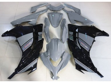 Shop Nardo Grey and Black Kawasaki Ninja Motorcycle Fairings 300 Motorcycle Fairings 13-18