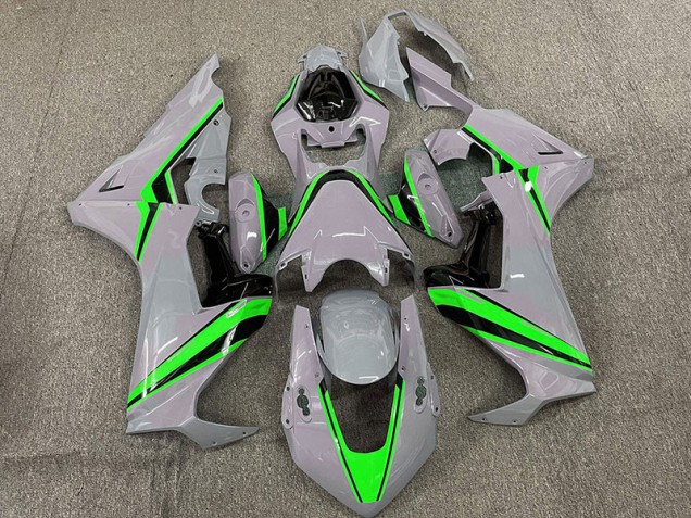 Shop Nardo with Green Stripes Honda CBR1000RR Motorcycle Fairings 17-19 Shop Nardo with Green Stripes Honda CBR1000RR Motorcycle Fairings 17-19