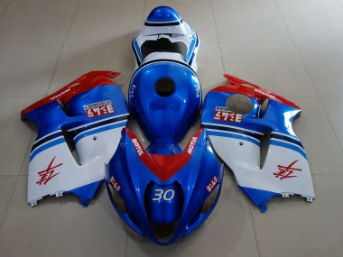 Shop Ocean Blue & logos Suzuki GSXR Motorcycle Fairings 1300 Motorcycle Fairings 97-07