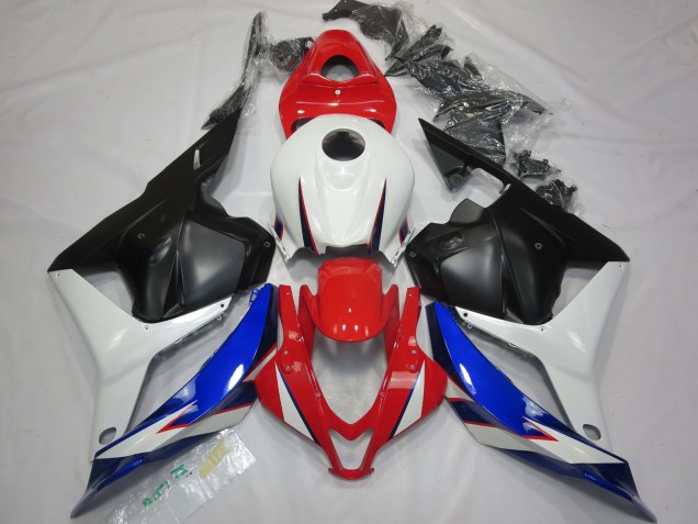 Shop OEM Style Black White Red and Blue Honda CBR600RR Motorcycle Fairings 09-12 Shop OEM Style Black White Red and Blue Honda CBR600RR Motorcycle Fairings 09-12