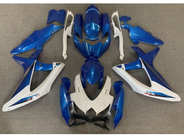 Shop OEM Style Blue and White Suzuki GSXR Motorcycle Fairings 600-750 Motorcycle Fairings 08-10