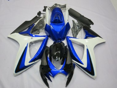 Shop OEM Style White Blue Suzuki GSXR750 Motorcycle Fairings 06-07
