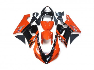 Shop Orange and Black Elf Kawasaki ZX6R Motorcycle Fairings 05-06