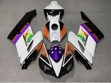 Shop Orange and Purple Flag Honda CBR1000RR Motorcycle Fairings 04-05