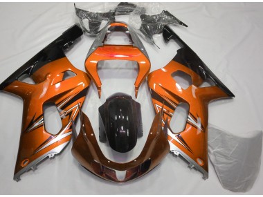Shop Orange and Silver Suzuki GSXR750 Motorcycle Fairings 01-03