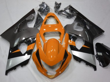 Shop Orange and Silver Suzuki GSXR750 Motorcycle Fairings 04-05