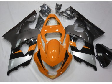 Shop Orange and Silver Suzuki GSXR750 Motorcycle Fairings 04-05