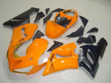 Shop Orange Black Kawasaki ZX6R Motorcycle Fairings 05-06