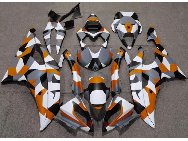 Shop Orange Camo Plain Yamaha R6 Motorcycle Fairings 08-16