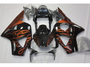 Shop Orange Flame Honda CBR954 Motorcycle Fairings 02-03