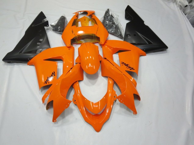 Shop Orange Ninja Kawasaki ZX10R Motorcycle Fairings 04-05 Shop Orange Ninja Kawasaki ZX10R Motorcycle Fairings 04-05