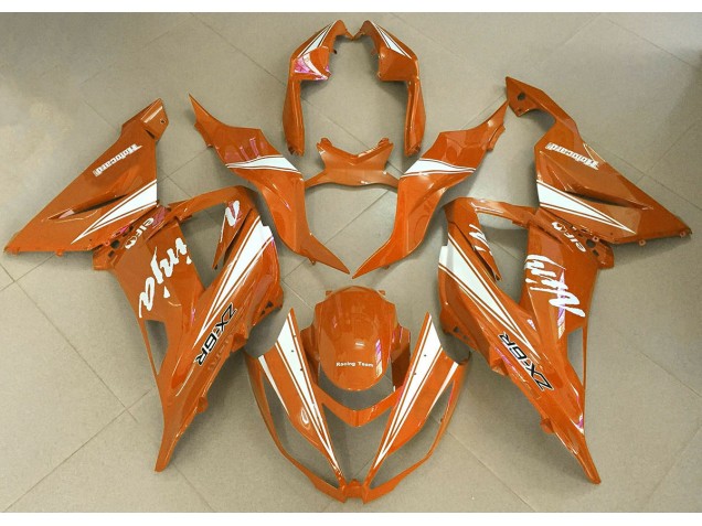 Shop Orange Ninja Kawasaki ZX6R Motorcycle Fairings 13-18 Shop Orange Ninja Kawasaki ZX6R Motorcycle Fairings 13-18