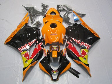 Shop Orange Red Bull Honda CBR600RR Motorcycle Fairings 09-12