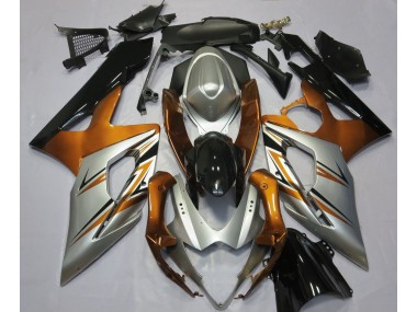 Shop Orange Silver and Black Suzuki GSXR Motorcycle Fairings 1000 Motorcycle Fairings 05-06