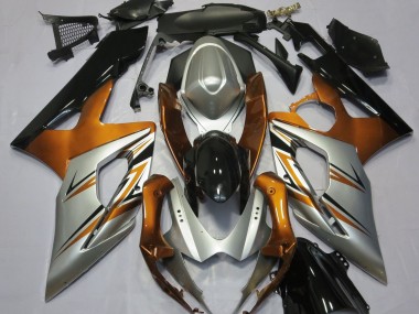 Shop Orange Silver and Black Suzuki GSXR Motorcycle Fairings 1000 Motorcycle Fairings 05-06