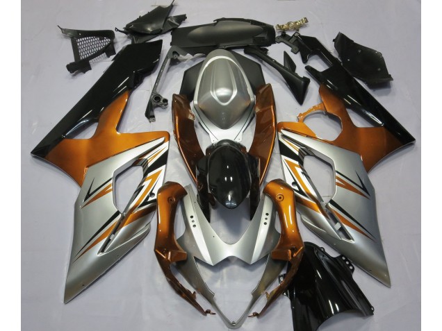 Shop Orange Silver and Black Suzuki GSXR Motorcycle Fairings 1000 Motorcycle Fairings 05-06 Shop Orange Silver and Black Suzuki GSXR Motorcycle Fairings 1000 Motorcycle Fairings 05-06