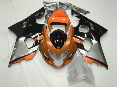 Shop Orange Silver and Black Suzuki GSXR750 Motorcycle Fairings 04-05