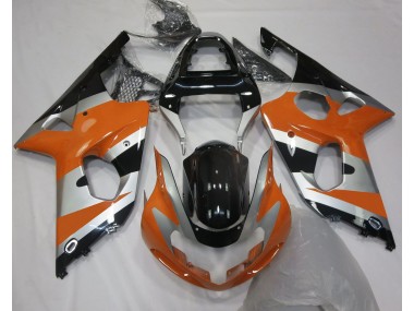 Shop Orange Silver OEM Style Suzuki GSXR Motorcycle Fairings 1000 Motorcycle Fairings 00-02