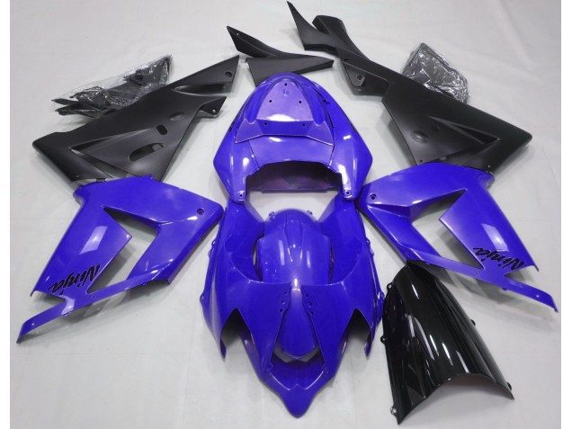 Shop Pearl Blue & Black Kawasaki ZX10R Motorcycle Fairings 04-05 Shop Pearl Blue & Black Kawasaki ZX10R Motorcycle Fairings 04-05