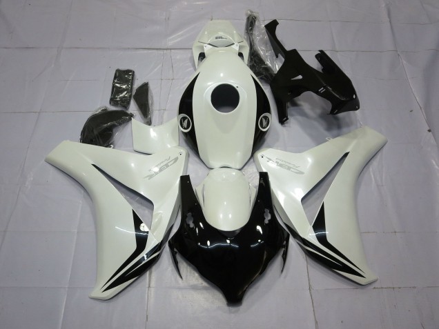 Shop Pearl White and Black Honda CBR1000RR Motorcycle Fairings 08-11 Shop Pearl White and Black Honda CBR1000RR Motorcycle Fairings 08-11