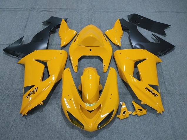 Shop Pearl Yellow Kawasaki ZX10R Motorcycle Fairings 06-07 Shop Pearl Yellow Kawasaki ZX10R Motorcycle Fairings 06-07