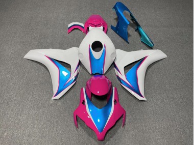 Shop Pink and Blue Gloss Honda CBR1000RR Motorcycle Fairings 08-11