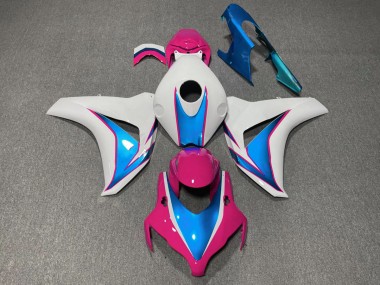 Shop Pink and Blue Gloss Honda CBR1000RR Motorcycle Fairings 08-11