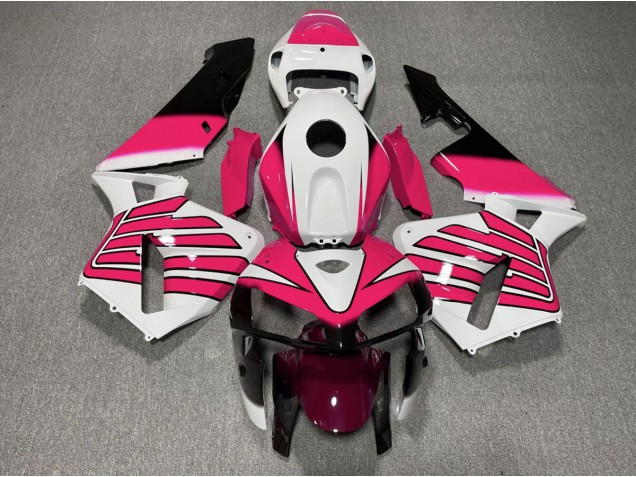 Shop Pink and White Wings Honda CBR600RR Motorcycle Fairings 05-06 Shop Pink and White Wings Honda CBR600RR Motorcycle Fairings 05-06