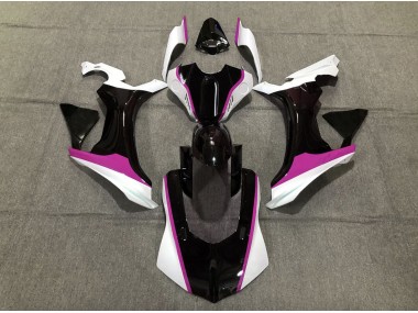 Shop Pink Black and White Yamaha R1 Motorcycle Fairings 15-19
