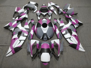 Shop Pink Camo Plain Yamaha R6 Motorcycle Fairings 08-16
