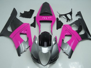 Shop Pink Silver and Black Suzuki GSXR Motorcycle Fairings 1000 Motorcycle Fairings 03-04