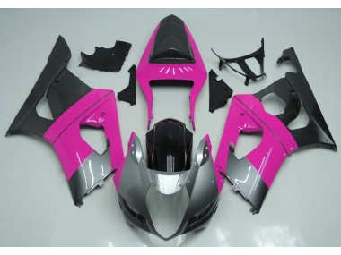 Shop Pink Silver and Black Suzuki GSXR Motorcycle Fairings 1000 Motorcycle Fairings 03-04