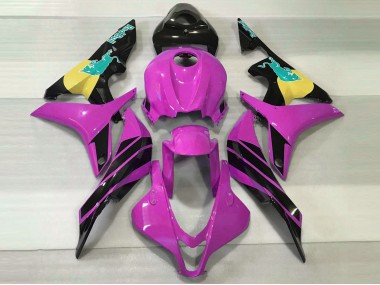 Shop Pink & Teal Bull Honda CBR600RR Motorcycle Fairings 07-08