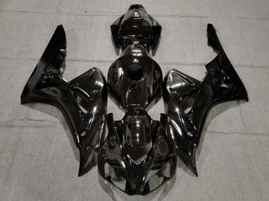 Shop Plain Gloss Black Honda CBR1000RR Motorcycle Fairings 06-07