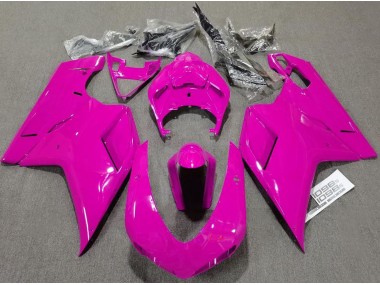 Shop Plain Gloss Pink Ducati 848 Motorcycle Fairings 1098 Motorcycle Fairings 1198 Motorcycle Fairings 07-12