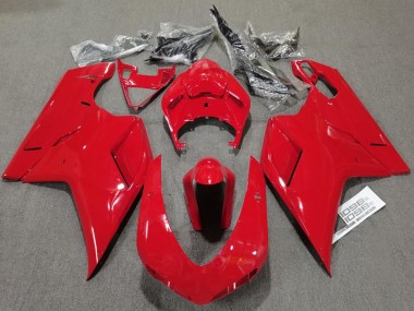 Shop Plain Gloss Red Ducati 848 Motorcycle Fairings 1098 Motorcycle Fairings 1198 Motorcycle Fairings 07-12