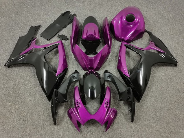 Shop Purple and Black Suzuki GSXR750 Motorcycle Fairings 06-07 Shop Purple and Black Suzuki GSXR750 Motorcycle Fairings 06-07